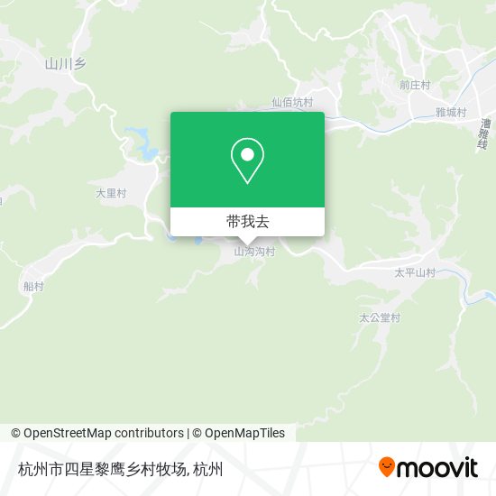 杭州市四星黎鹰乡村牧场地图