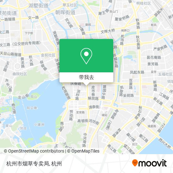 杭州市烟草专卖局地图