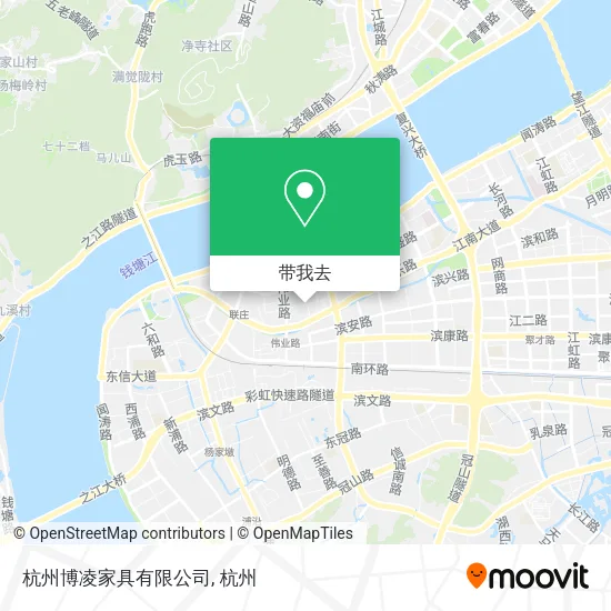 杭州博凌家具有限公司地图
