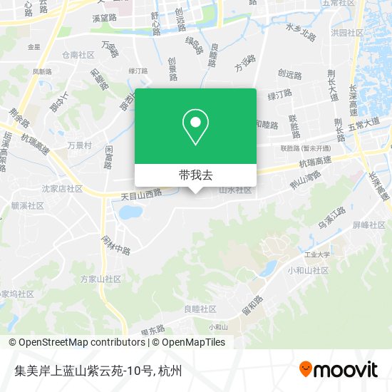 集美岸上蓝山紫云苑-10号地图
