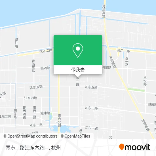 青东二路江东六路口地图