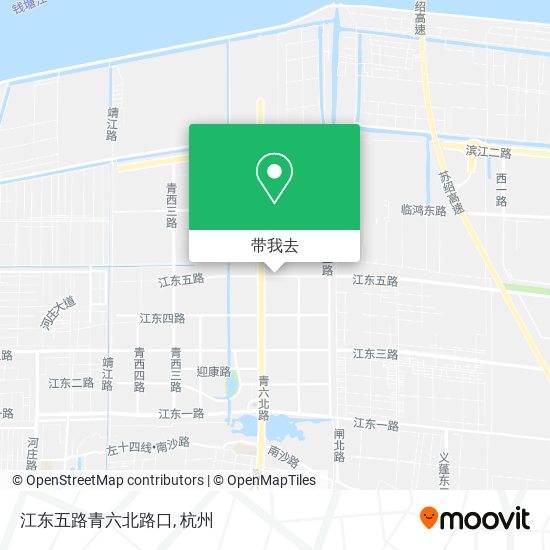 江东五路青六北路口地图