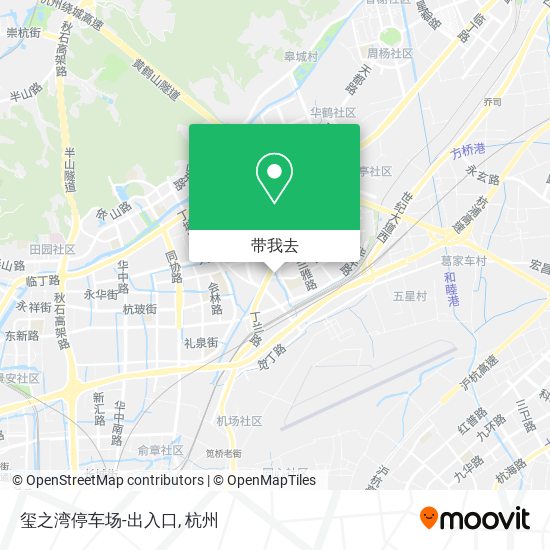 玺之湾停车场-出入口地图