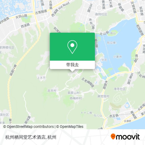 杭州栖间堂艺术酒店地图