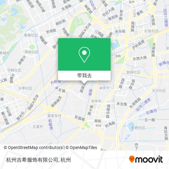 杭州吉希服饰有限公司地图