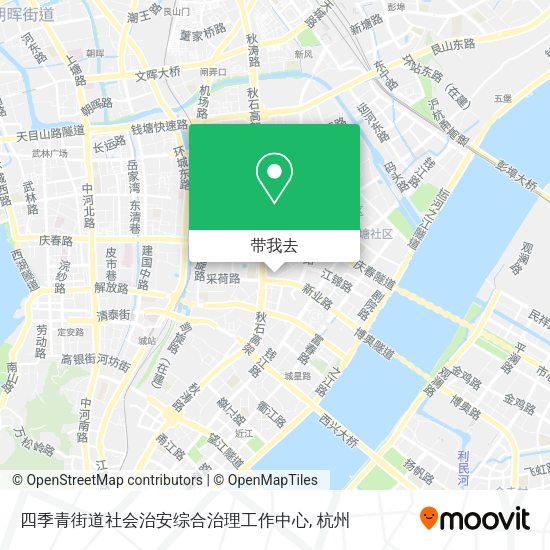 四季青街道社会治安综合治理工作中心地图