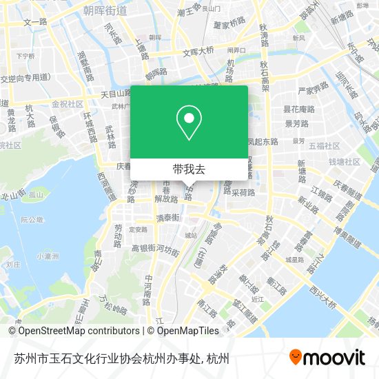 苏州市玉石文化行业协会杭州办事处地图
