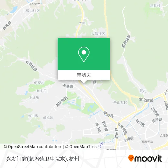 兴发门窗(龙坞镇卫生院东)地图