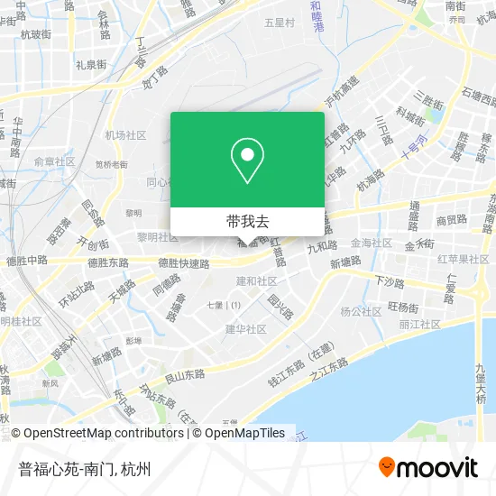 普福心苑-南门地图