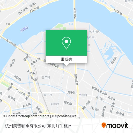 杭州美普轴承有限公司-东北1门地图