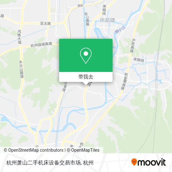 杭州萧山二手机床设备交易市场地图