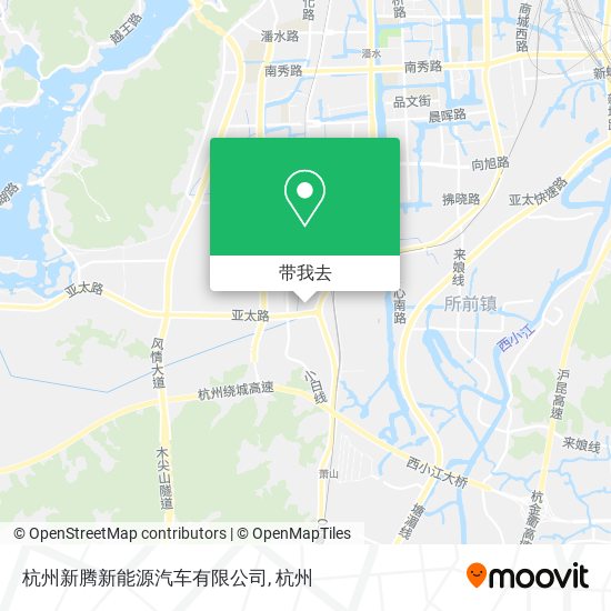 杭州新腾新能源汽车有限公司地图