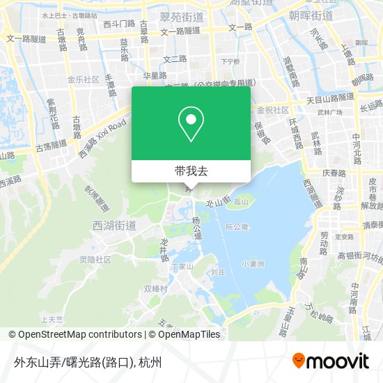 外东山弄/曙光路(路口)地图