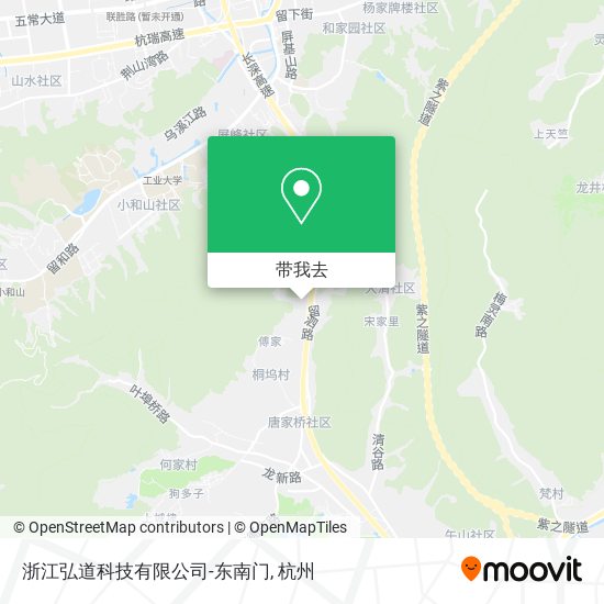 浙江弘道科技有限公司-东南门地图