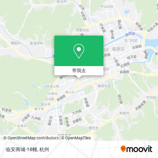 临安商城-18幢地图