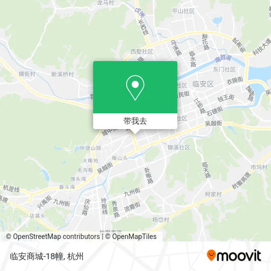 临安商城-18幢地图