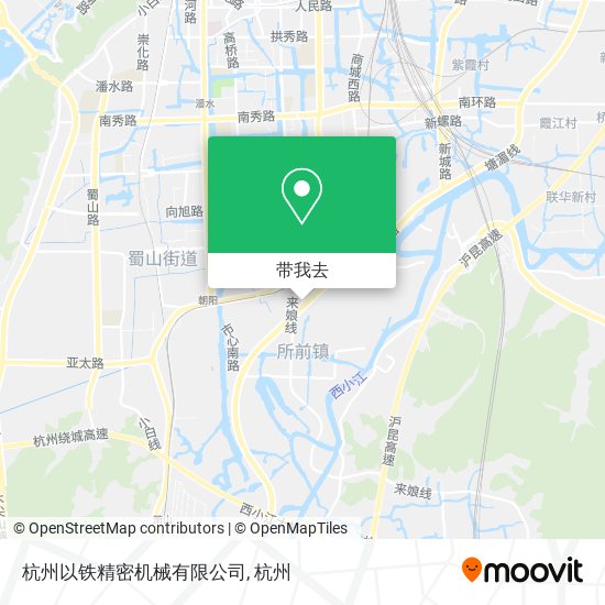 杭州以铁精密机械有限公司地图