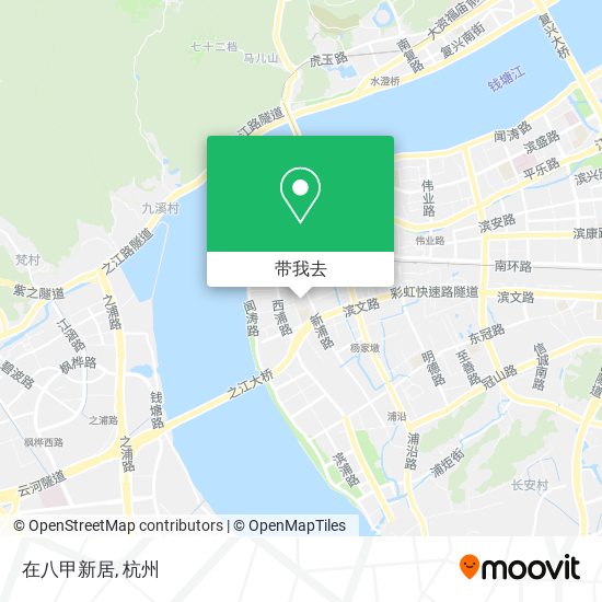 在八甲新居地图
