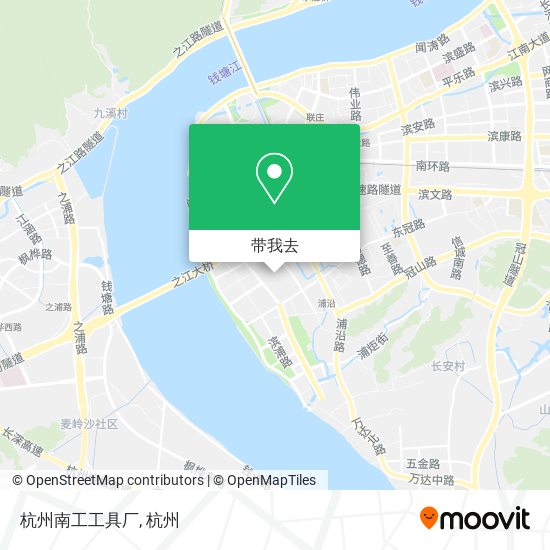 杭州南工工具厂地图