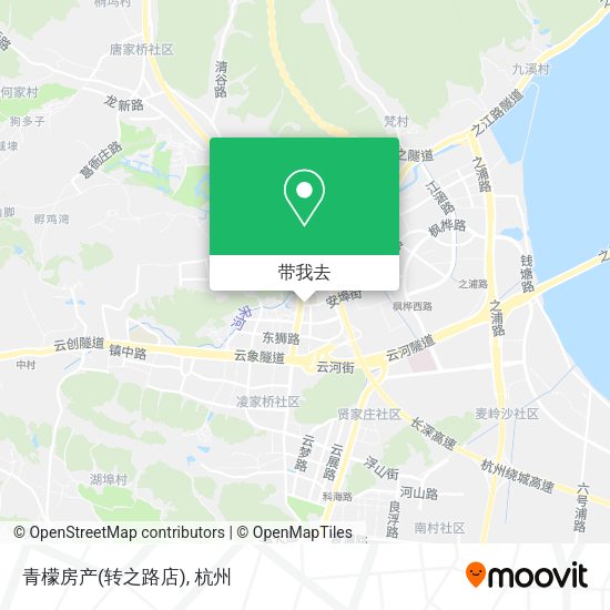 青檬房产(转之路店)地图