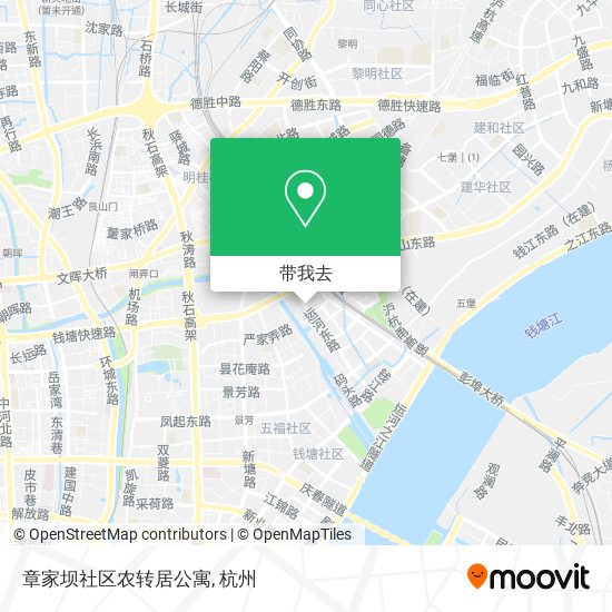 章家坝社区农转居公寓地图
