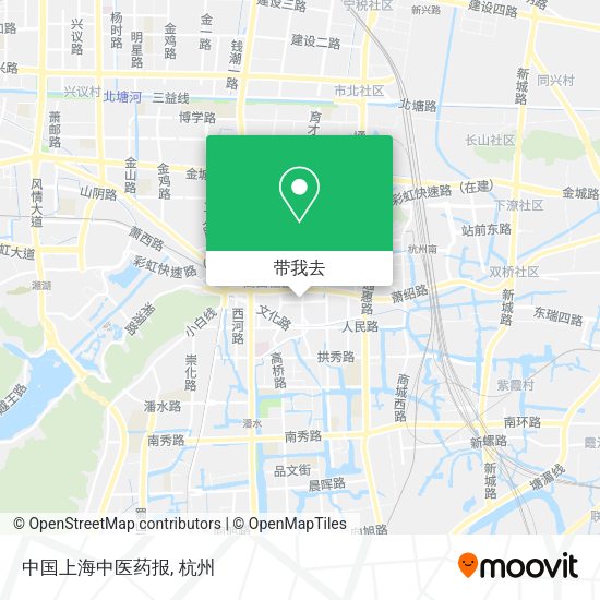中国上海中医药报地图