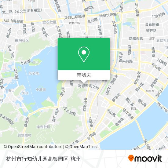 杭州市行知幼儿园高银园区地图