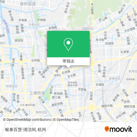 银泰百货-清洁间地图