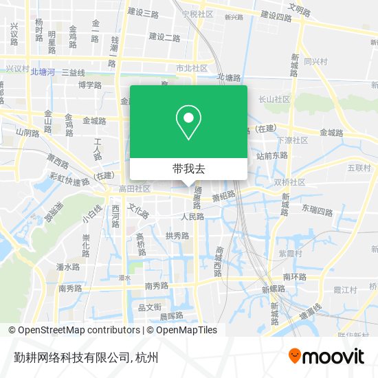 勤耕网络科技有限公司地图
