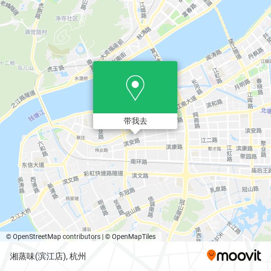 湘蒸味(滨江店)地图