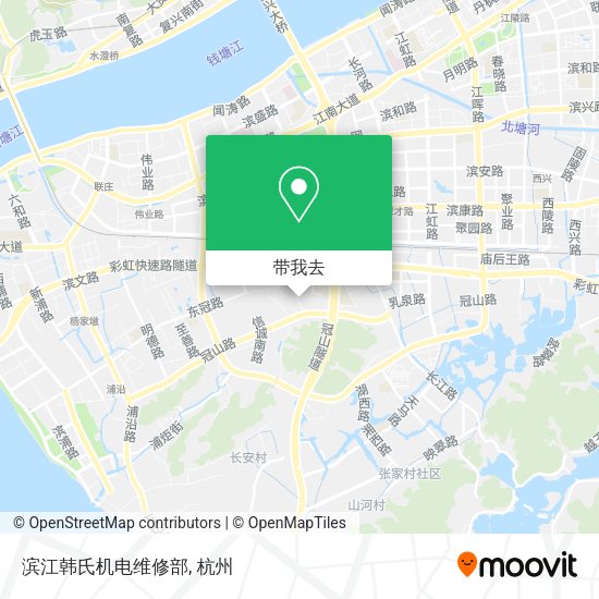 滨江韩氏机电维修部地图