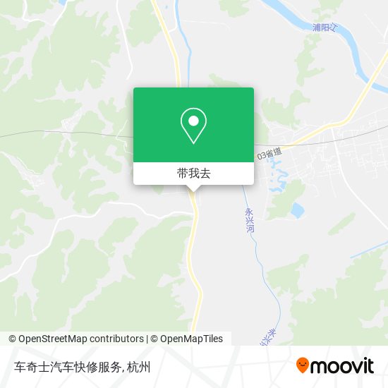 车奇士汽车快修服务地图