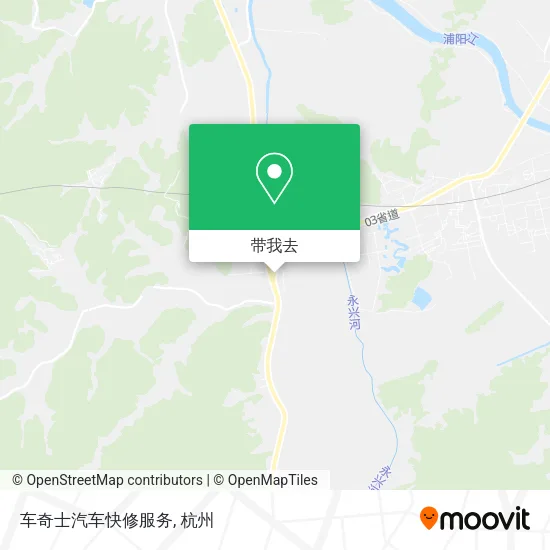 车奇士汽车快修服务地图