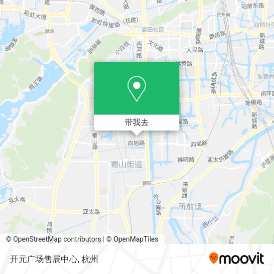 开元广场售展中心地图