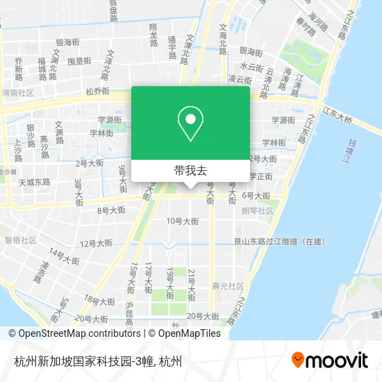 杭州新加坡国家科技园-3幢地图