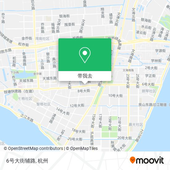 6号大街辅路地图