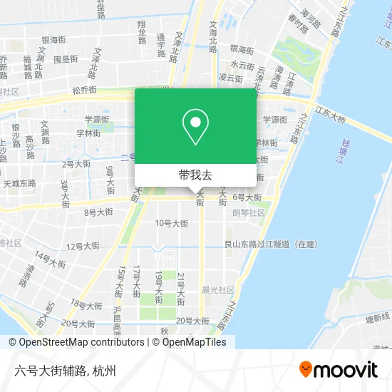 六号大街辅路地图