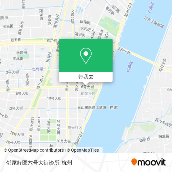 邻家好医六号大街诊所地图