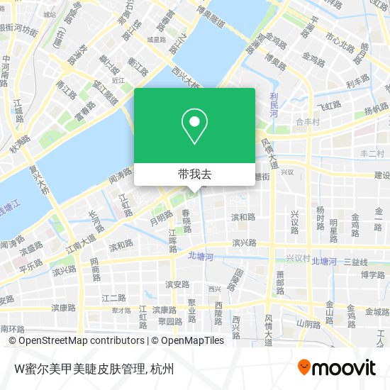 W蜜尔美甲美睫皮肤管理地图