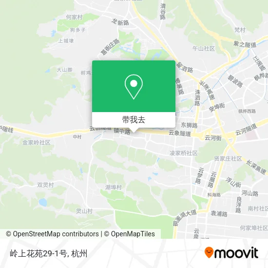 岭上花苑29-1号地图