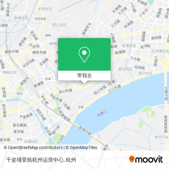 千姿瑾亚拓杭州运营中心地图