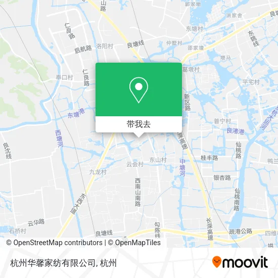 杭州华馨家纺有限公司地图