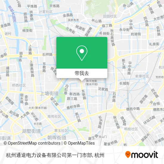 杭州通途电力设备有限公司第一门市部地图