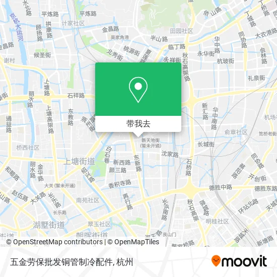 五金劳保批发铜管制冷配件地图