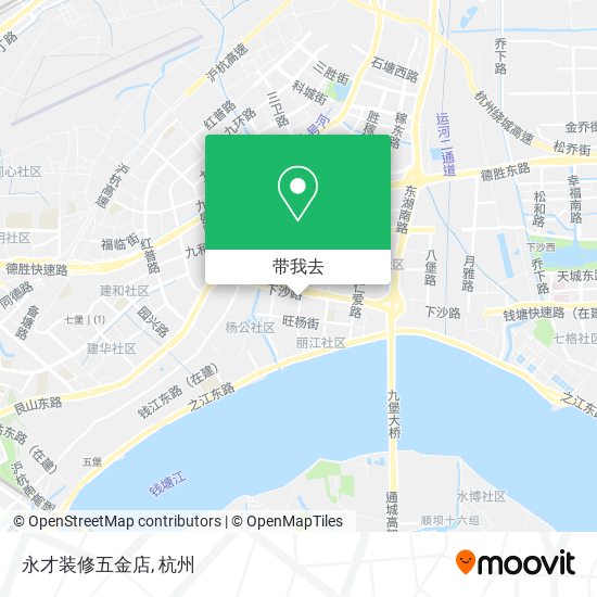 永才装修五金店地图