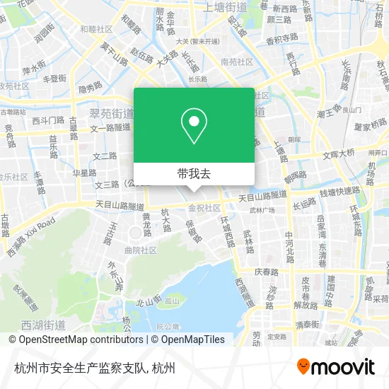 杭州市安全生产监察支队地图