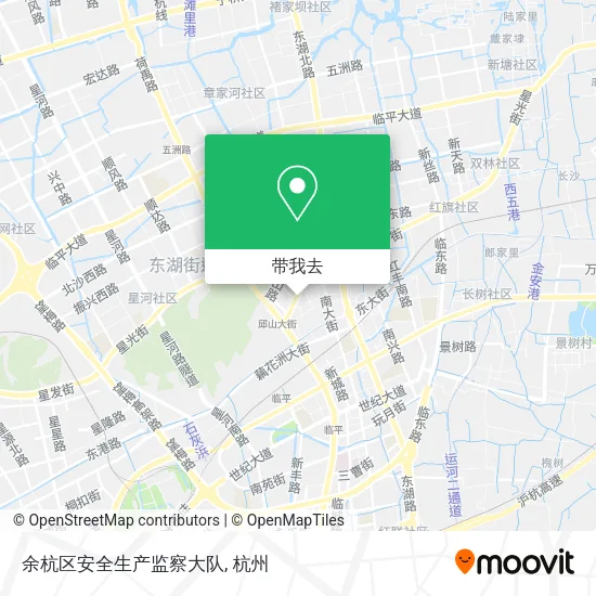 余杭区安全生产监察大队地图