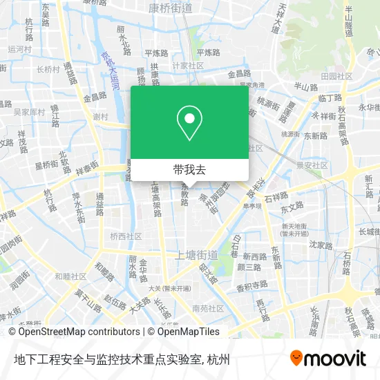 地下工程安全与监控技术重点实验室地图