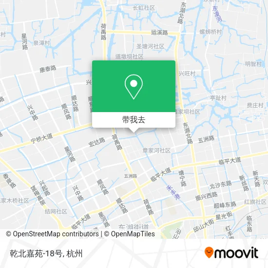 乾北嘉苑-18号地图