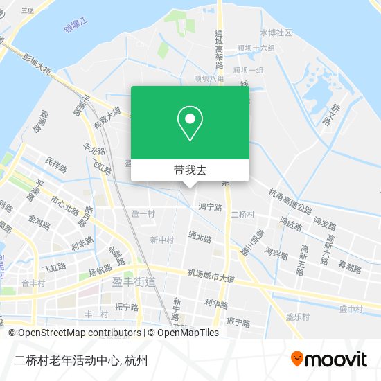 二桥村老年活动中心地图